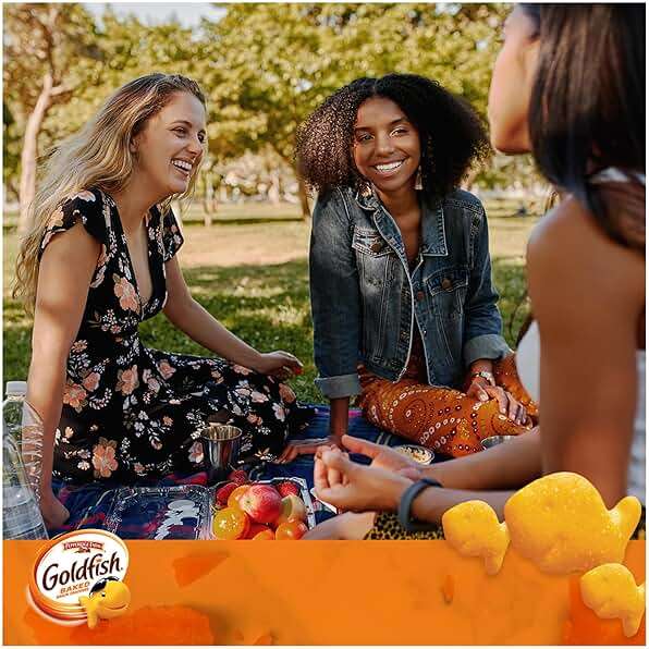 Goldfish Cheddar Cheese Crackers, Baked Snack Crackers, 1 oz On-the-Go Snack Packs, 20 Count Box - Image 6