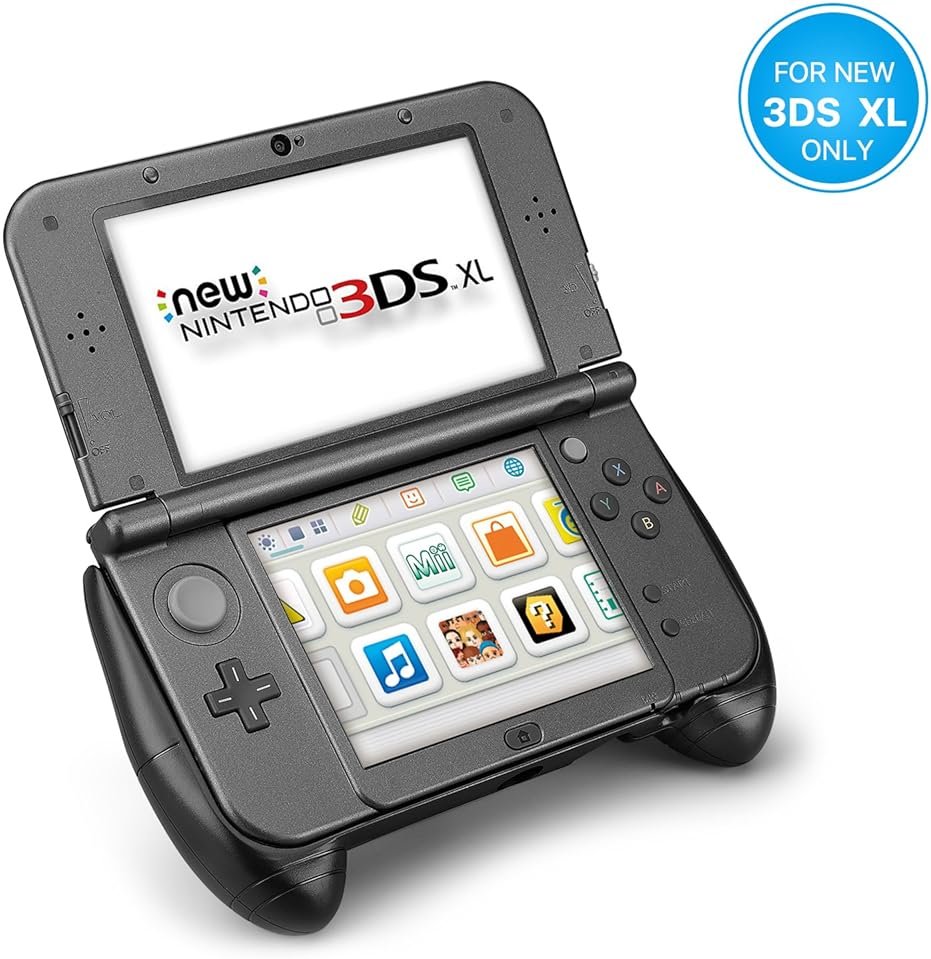TNP New Nintendo 3DS XL Hand Grip - Protective Cover Skin Controller Grip Case Ergonomic Comfort Anti Slip Handle Console Grip with Kick-Stand for New Nintendo 3DS XL LL 2015 Model - Product Image
