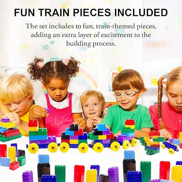 Dimple Building Blocks for Toddler (300 Pcs) Stacking Toys & Puzzle Games for Learning and STEM Fun Montessori Toys, Educational Baby Blocks Age 3+ Toddler Boy & Girl Birthday for Kids - Image 9