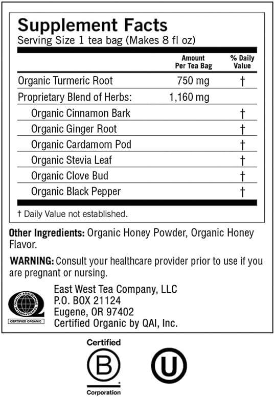 Yogi Tea, Honey Chai Turmeric Vitality, 16 ct - Image 3