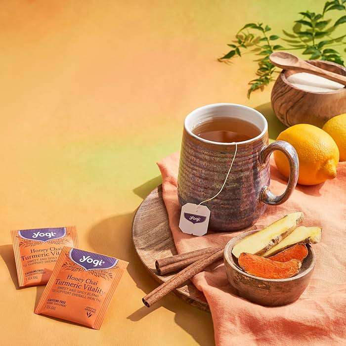 Yogi Tea, Honey Chai Turmeric Vitality, 16 ct - Image 6