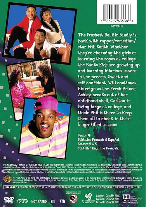 Fresh Prince of Bel-Air, The: Seasons 4-6 (3Pk) - Image 2