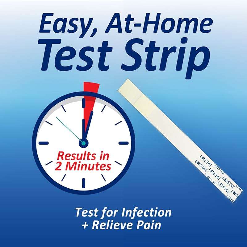 Uristat Ultra Strength Urinary Tract Infection Treatments and Test Relief Kit – 1 UTI Test Strip & 12 Cranberry Flavor Relief Tablets to Ease Urinary Pain, Burning & Urgency - Image 4