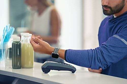 Fitbit Versa Special Edition Smart Watch, Charcoal Woven, One Size (S & L Bands Included) - Image 6