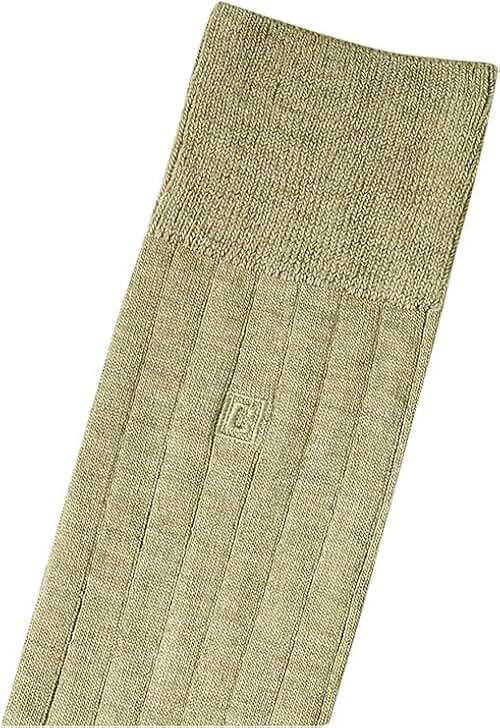 Chaps Men's Soft Touch True Rib Dress Crew Socks - 3 Pair Pack - Modal Blend and Embroidered Detail - Image 3