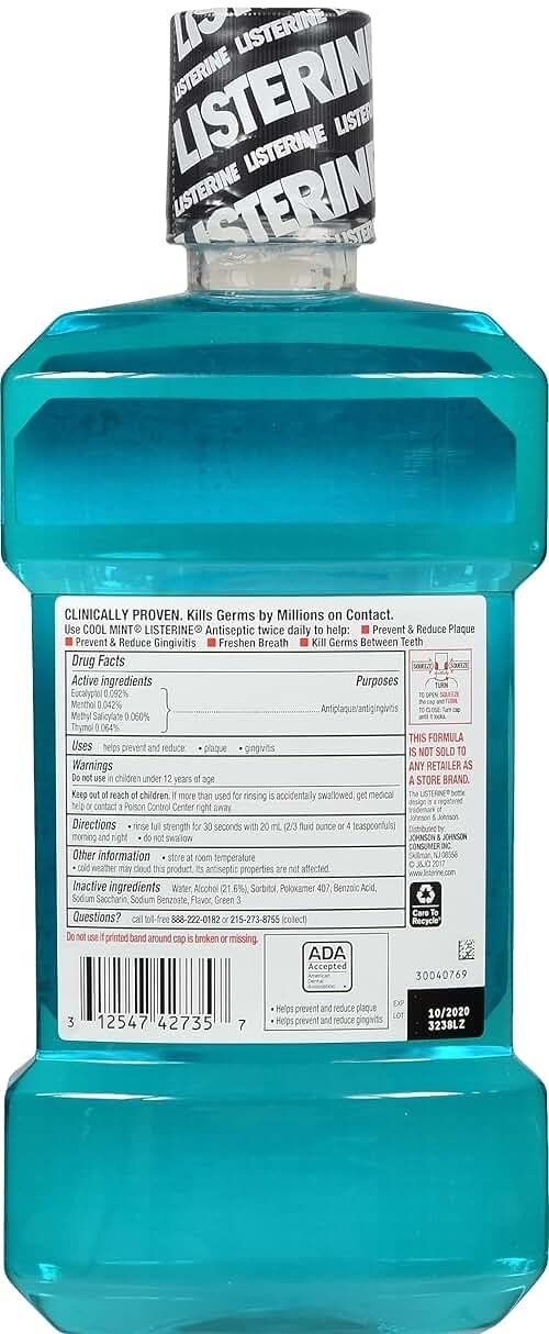 Listerine Cool Mint 500 mL - Product Image