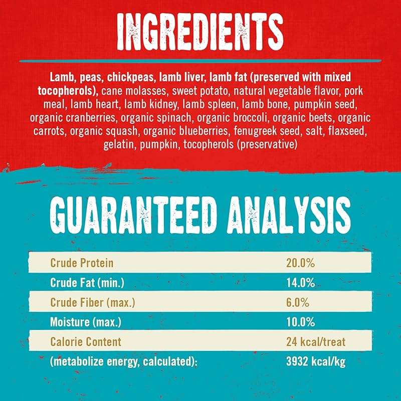 Stella & Chewy's Freeze-Dried Raw Coated Dog Biscuits – Grass-Fed Lamb Recipe – Protein Rich, Grain Free Dog & Puppy Treat – Great Snack for Training & Rewarding – 9 oz Bag - Image 3