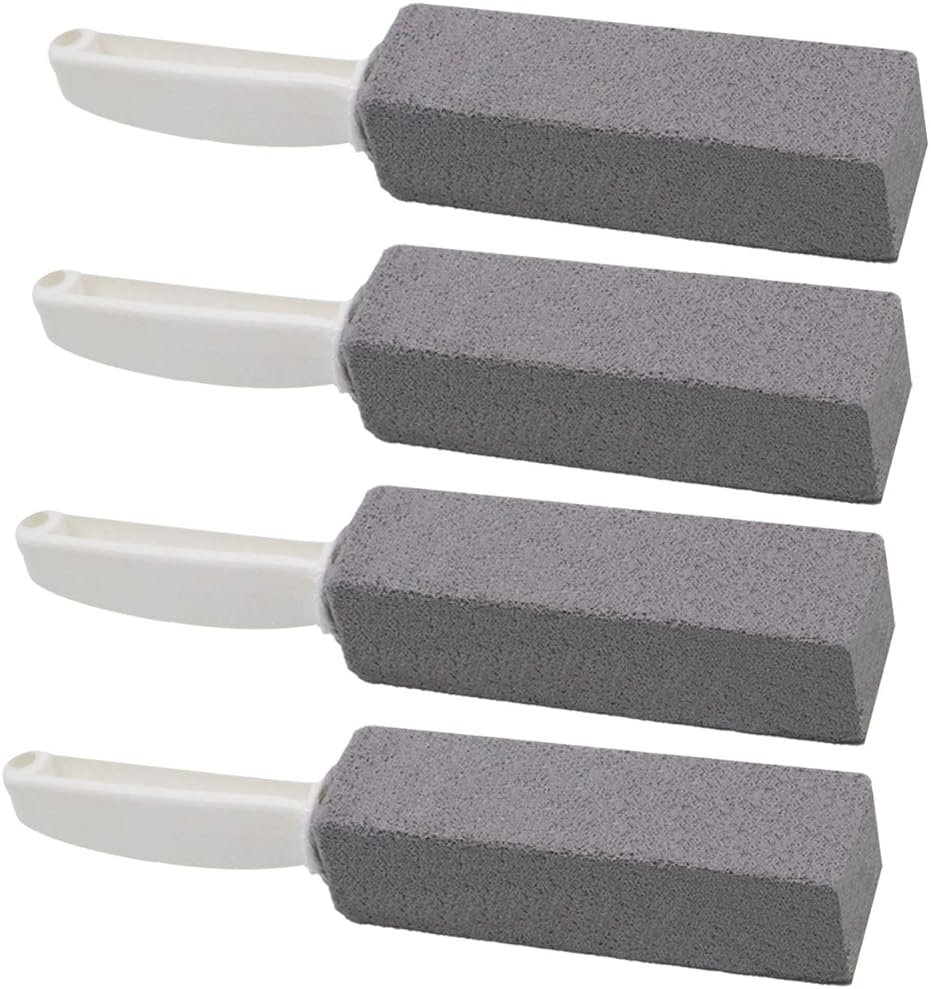 Tuodeal Pumice Stone for Toilet Bowl Cleaning with Handle Pumice Toilet Stone 4 Pack - Product Image