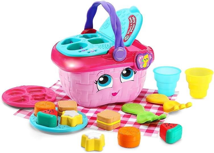 LeapFrog Shapes and Sharing Picnic Basket, Pink - Product Image
