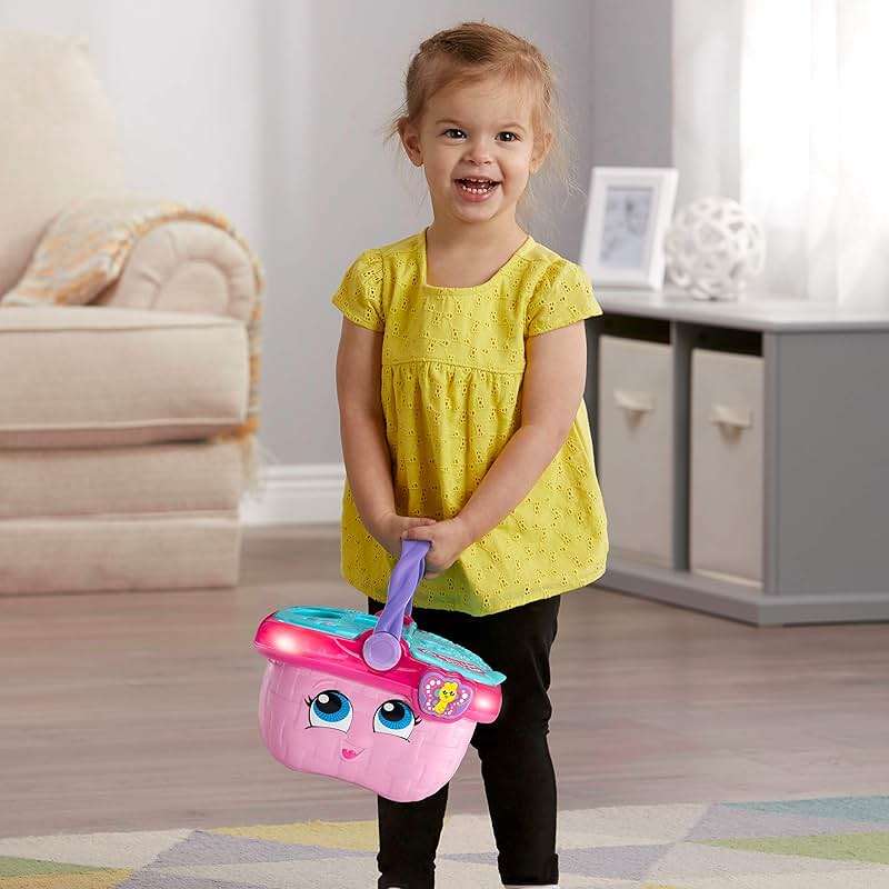 LeapFrog Shapes and Sharing Picnic Basket, Pink - Image 2