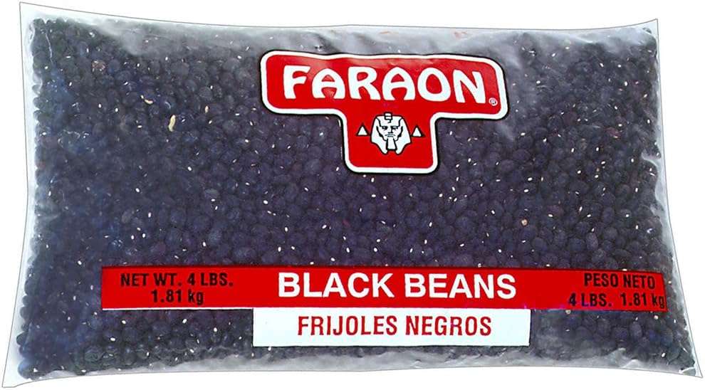 FARAON Black Beans, 4 Pound - Image 1