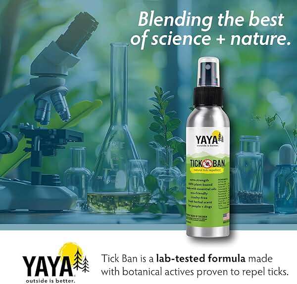 Yaya Organics Tick Ban DEET-Free Mist Spray - Made in USA - All Natural Extra Strength Tick Repellent Spray Made with Essential Oils - Safe for Kids & Dogs (4 Ounce, 2 Pack) - Image 6