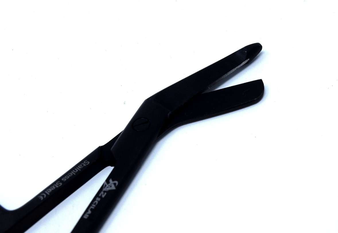 Premium Quality Nurse Doctor Medical Lister Bandage Trauma Shears Scissors HEAVY DUTY (A2ZSCILAB) (FULL BLACK 3.5") - Image 4