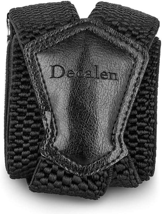 Decalen Mens Suspenders Very Strong Clips Heavy Duty Braces Big and Tall X Style - Image 2
