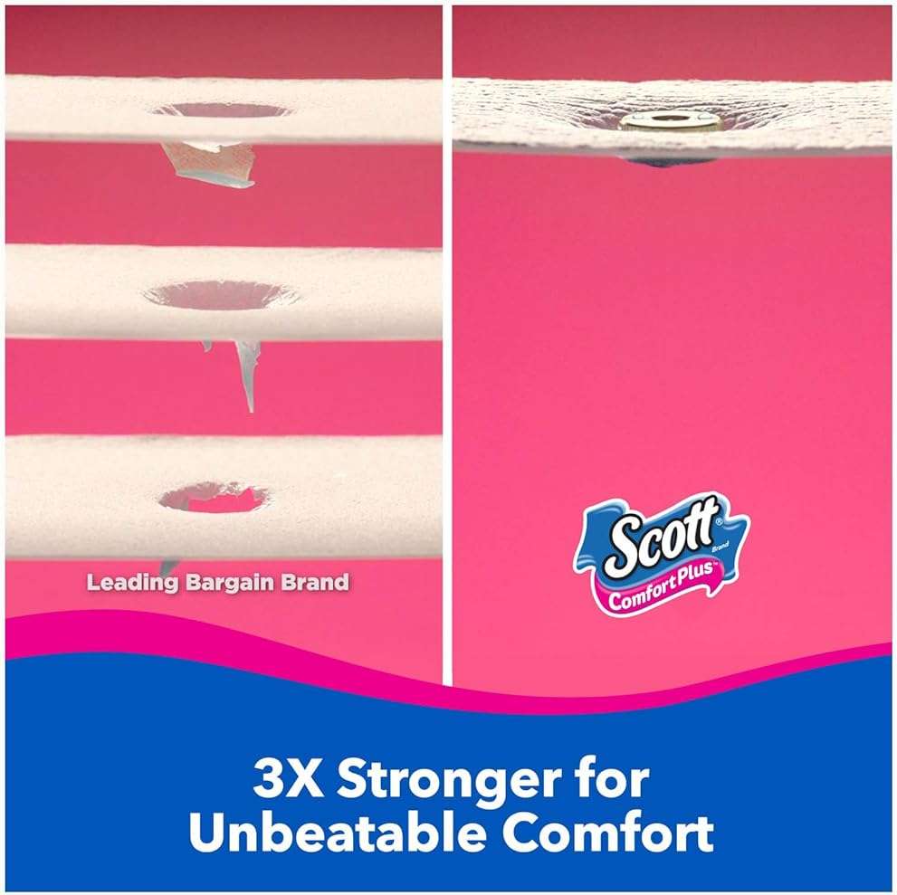 Scott Extra Softa Double Roll Bath Tissue, Toilet Paper, 24 Count (Pack of 1) - Image 4