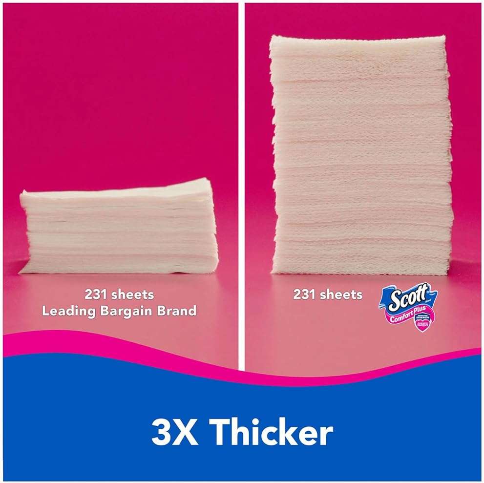 Scott Extra Softa Double Roll Bath Tissue, Toilet Paper, 24 Count (Pack of 1) - Image 5