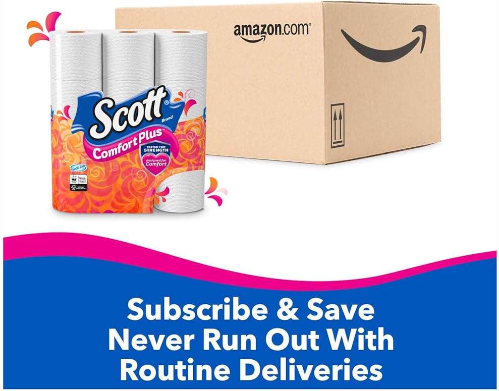 Scott Extra Softa Double Roll Bath Tissue, Toilet Paper, 24 Count (Pack of 1) - Image 8