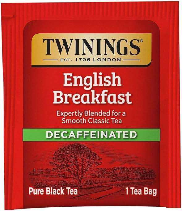 TWININGS TEA, TEA, DECAF, ENGLISH BRKFAST, Pack of 6, Size 50 BAG - No Artificial Ingredients - Image 2
