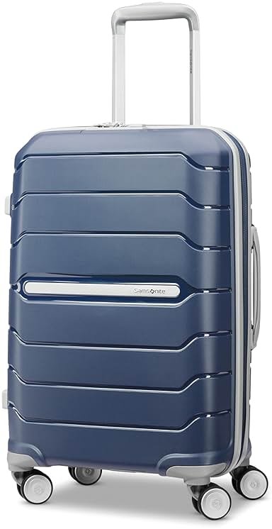 Samsonite Freeform Hardside Carry-On Luggage with Spinner Wheels - Hardshell Suitcase - TSA, Airline-Approved - Expandable Hard Shell, Smooth Rolling Wheels for Lightweight Travel - Navy - Product Image
