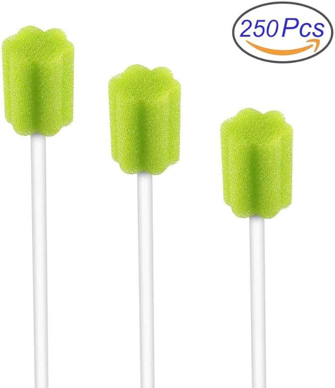 250PCS Disposable Oral Swabs,Sterile Dental Sponge for Mouth & Gum Cleaning - Image 2
