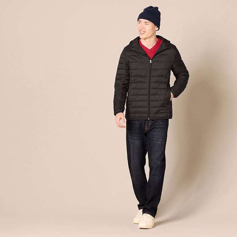 Amazon Essentials Men's Lightweight Water-Resistant Packable Hooded Puffer Jacket - Image 5