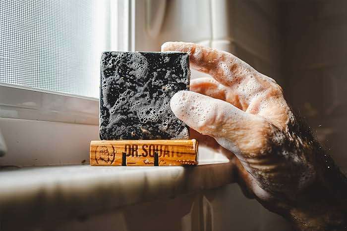 Dr. Squatch Pine Tar Soap 2-Pack Bundle - Mens Bar with Natural Woodsy Scent and Skin Exfoliating Scrub – Handmade with Pine, Coconut, Olive Organic Oils in USA (2 Bar Set) - Image 6