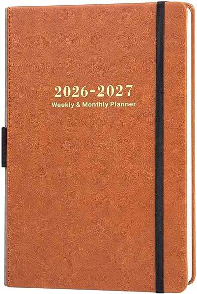 2026-2027 Planner - Planner 2026-2027 Weekly and Monthly with Stickers, JUL. 2026 - JUN. 2027, 5.75" X 8.25", Academic Calendar Planning with Premium Paper, Pen Holder, Inner Pocket and 44 Notes Pages - Image 1