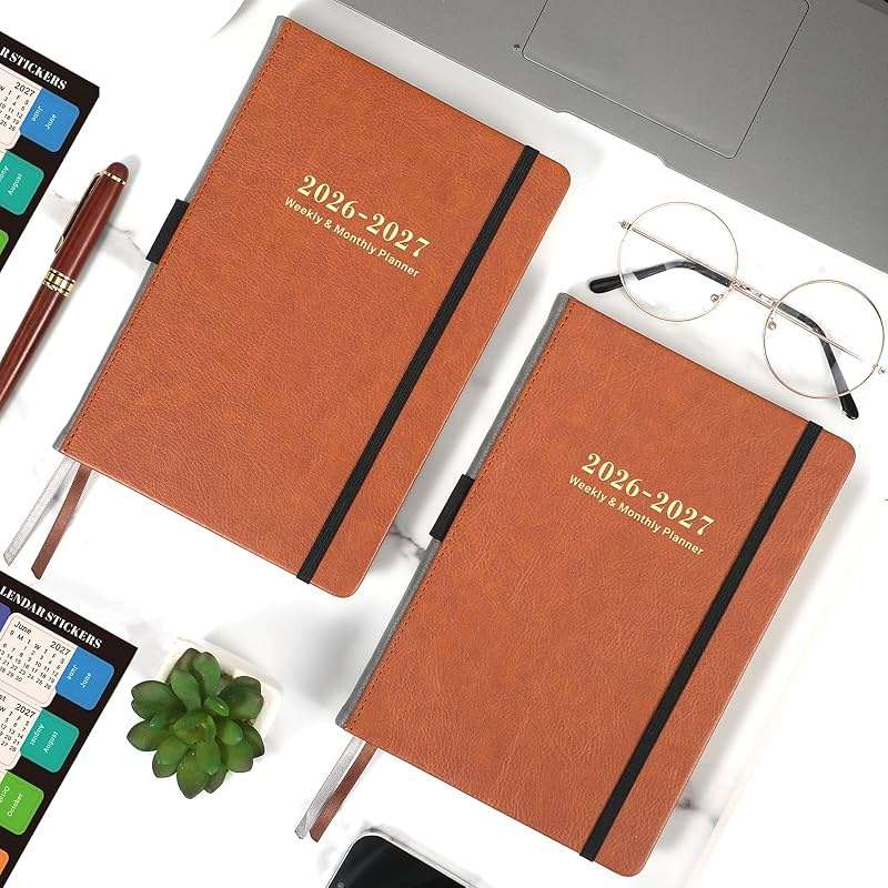 2026-2027 Planner - Planner 2026-2027 Weekly and Monthly with Stickers, JUL. 2026 - JUN. 2027, 5.75" X 8.25", Academic Calendar Planning with Premium Paper, Pen Holder, Inner Pocket and 44 Notes Pages - Image 2