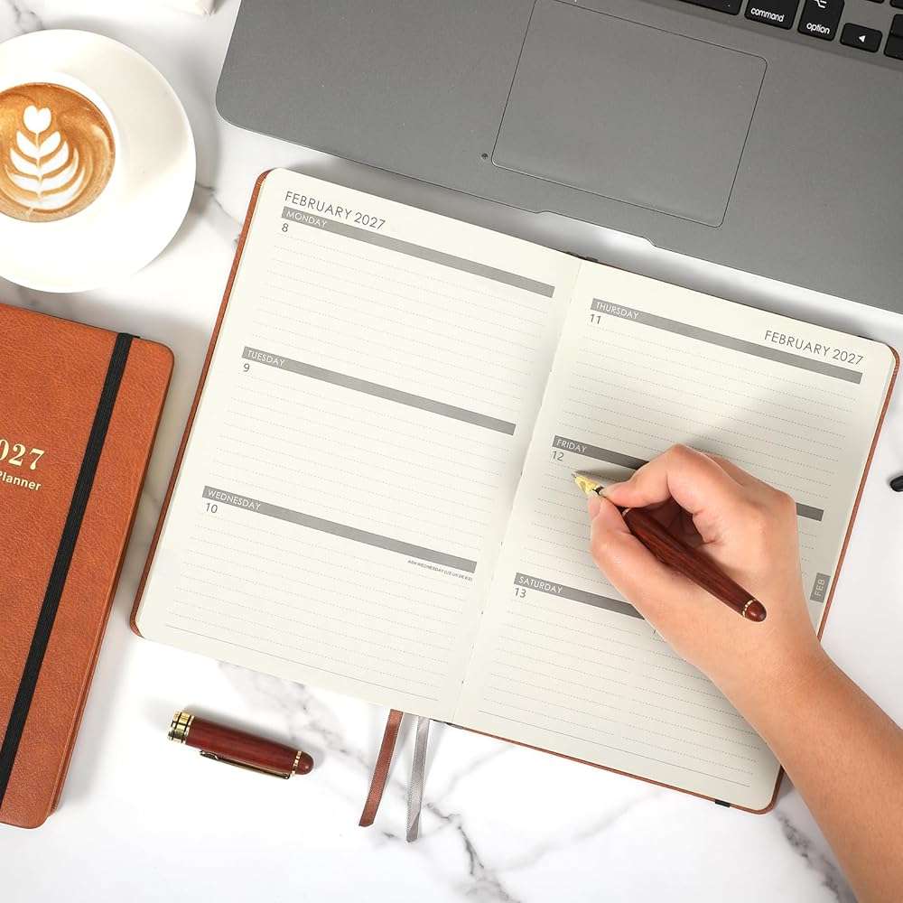 2026-2027 Planner - Planner 2026-2027 Weekly and Monthly with Stickers, JUL. 2026 - JUN. 2027, 5.75" X 8.25", Academic Calendar Planning with Premium Paper, Pen Holder, Inner Pocket and 44 Notes Pages - Image 7