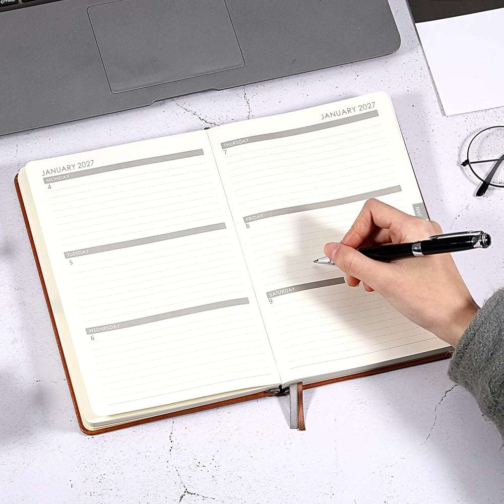 2026-2027 Planner - Planner 2026-2027 Weekly and Monthly with Stickers, JUL. 2026 - JUN. 2027, 5.75" X 8.25", Academic Calendar Planning with Premium Paper, Pen Holder, Inner Pocket and 44 Notes Pages - Image 9