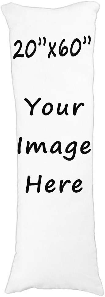 Shop&Three Custom Design 100% Cotton Pillowcase, Multicolor, 20' x 60', Personalized Pet Photo, Outdoor/Indoor Throw Pillowcase - Image 1
