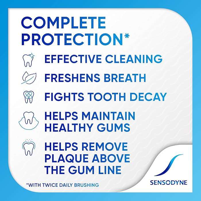 Sensodyne Complete Protection Sensitive Toothpaste For Gingivitis, Sensitive Teeth Treatment, Extra Fresh - 3.4 Ounces (Pack of 2) - Image 4