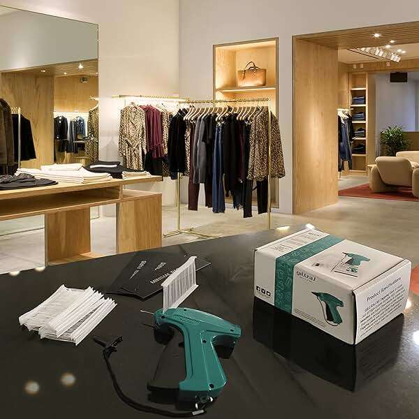 GILLRAJ® Price Tagging Gun【Not-a-Stitch-Gun】 Hangtag Attacher with 5000pcs 2" Long Barbs Fasteners & 6 Needles, Retail Pricing Tag Gun for Stores Consignment Garage Yard Sale - Image 4