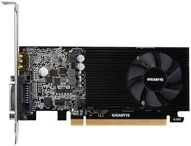 GIGABYTE GV-N1030D4-2GL NVIDIA GeForce GT 1030 Low Profile D4 2G Graphics Card, Compatible with PC, HDMI, DVI-D - Image 2