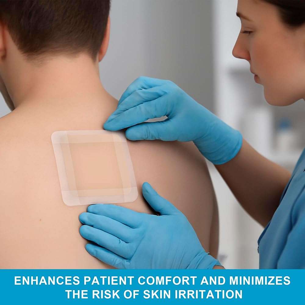 MedVance TM Foam – Waterproof Non-Adhesive Hydrophilic Foam Dressing 6"X6" Box of 5 dressings - Image 6