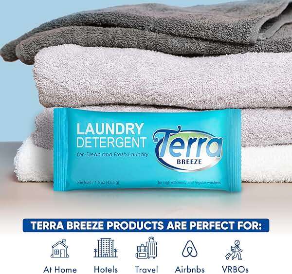 Terra Breeze Laundry Detergent Powder - 1.5 oz Packet (Case of 150) - Image 2