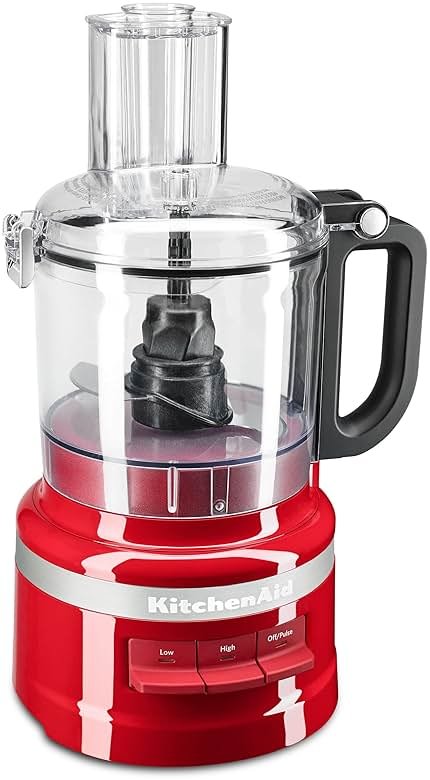 KitchenAid KFP0718ER 7-Cup Food Processor Chop, Puree, Shred and Slice - Empire Red - Product Image