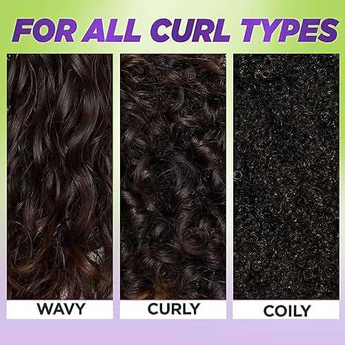 Garnier Fructis Style Curl Shape Defining Spray Hair Gel, Strong Hold Frizz Control for Curly, Wavy, and Coily Hair, Nourishing Formula, 8.5 fl oz, 3 Count (Packaging May Vary) - Image 8
