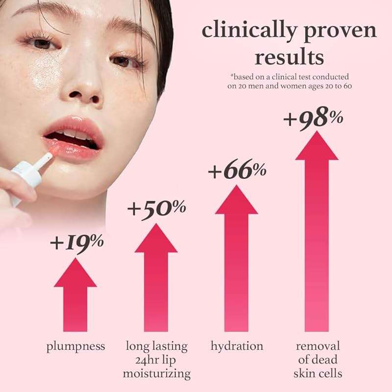 NOONI Korean Lip Oil - Appleberry | Long-Lasting, Moisturizing, Plumping, Revitalizing for Dry Lips, Waterproof, No Peel Off, Hydrating Nourishing Crystal Clear Lip Stain, Stocking Stuffers 0.12 FL Oz - Image 4