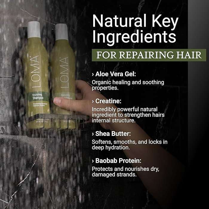 Loma Hair Care Nourishing Shampoo & Conditioner Duo - Image 2
