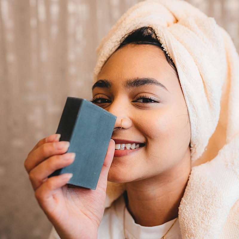Keika Charcoal Black Soap Bar for Eczema, Psoriasis, Face, Body, Men Women Teens with Oily Skin, 5 oz. - Image 9