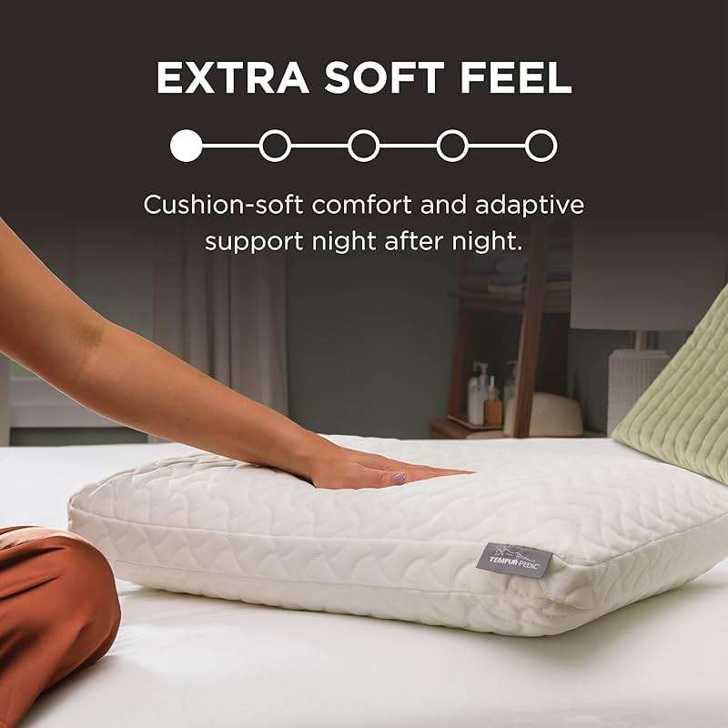 Tempur-Pedic TEMPUR-Cloud Pillow for Sleeping, Standard, White - Image 6