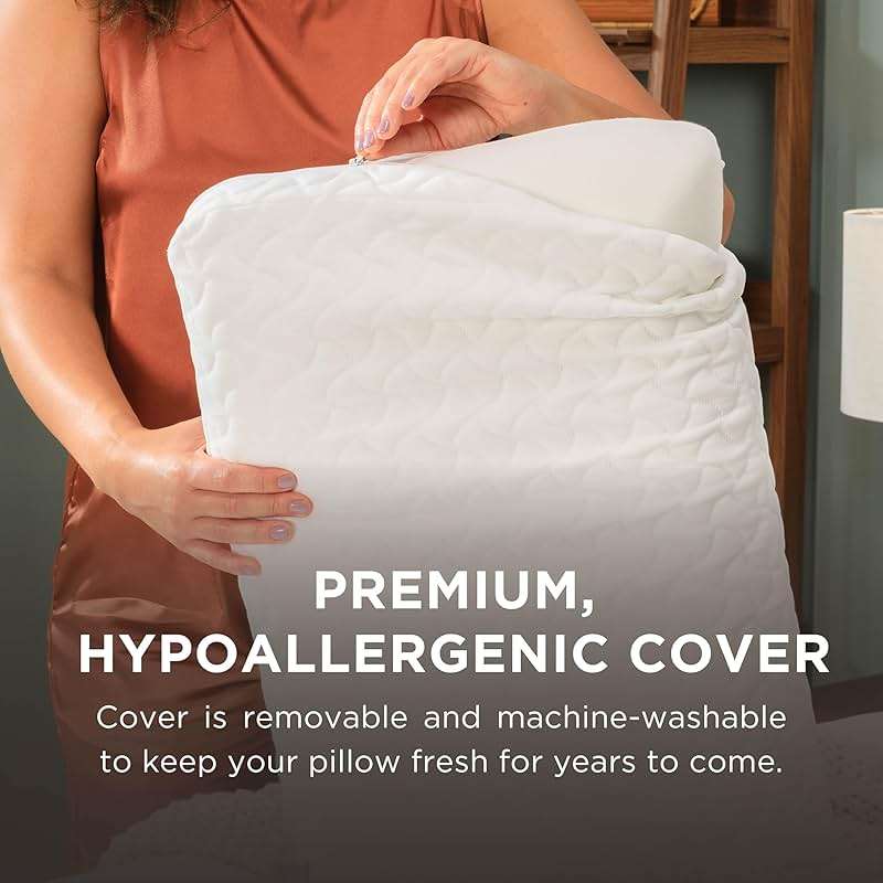 Tempur-Pedic TEMPUR-Cloud Pillow for Sleeping, Standard, White - Image 8