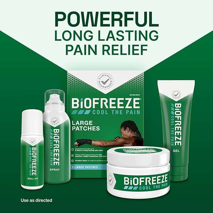 Biofreeze Pain Relief Cream for Knee, Neck, Hip, Joint, Shoulder, & Simple Backache, Arthritis Pain Reliever, Sore Muscle Relief, Cooling Menthol Pain Cream, 3 Oz - Image 7