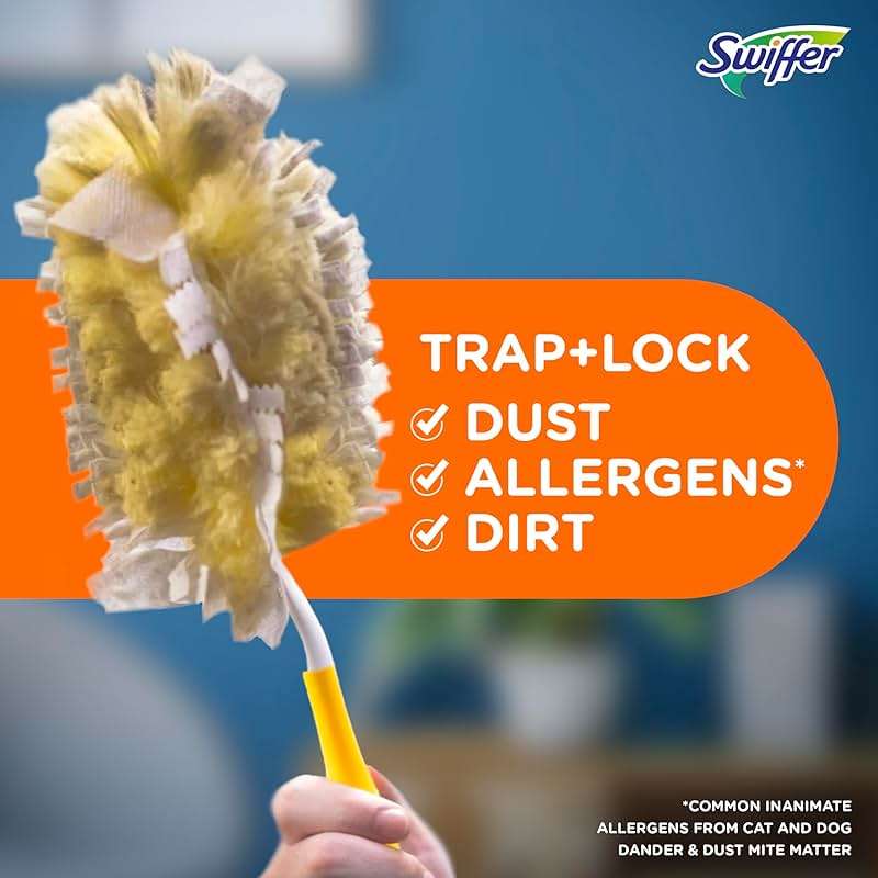Swiffer Pet Heavy Duty Dusters Refills, Multisurface 360 Dusters with Febreze Odor Defense, 11 Count - Image 6