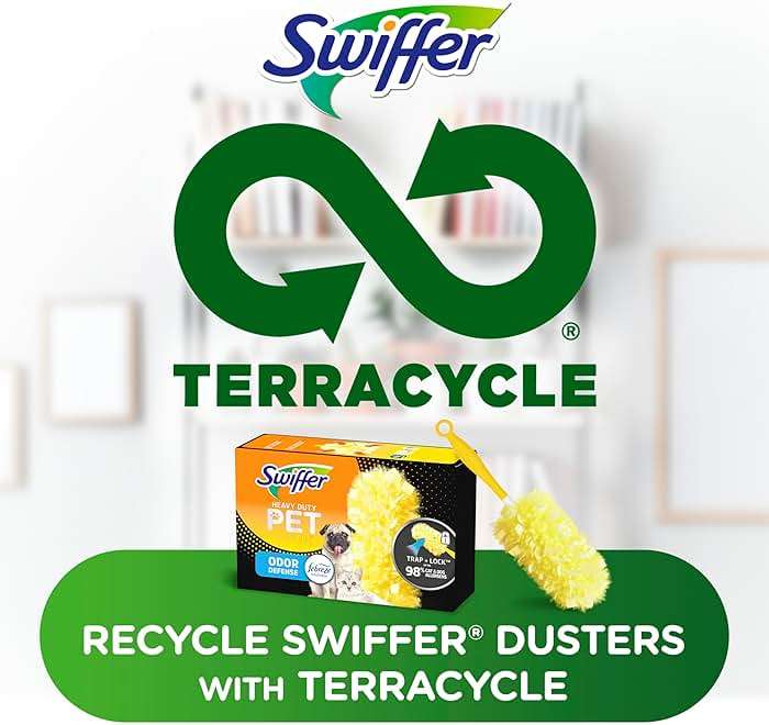 Swiffer Pet Heavy Duty Dusters Refills, Multisurface 360 Dusters with Febreze Odor Defense, 11 Count - Image 10