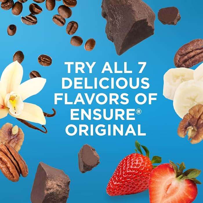 Ensure Original Milk Chocolate Nutrition Shake With Fiber | Small Meal Replacement Shake | Ready to Drink | 9g Protein, 27 Vitamins and Minerals | 8 fl oz - 24 Pack - Image 8