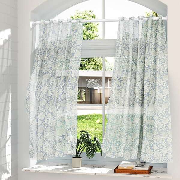 AIZESI Spring Tension Curtain Rods Short Tension Rod (White,17" to 28"-2Pcs) - Image 2