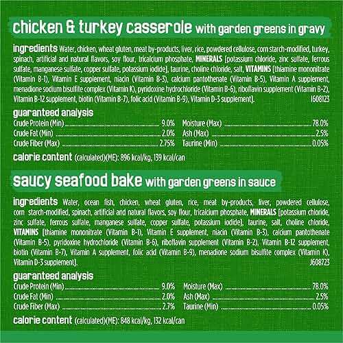 Purina Friskies Indoor Cat Food 24ct VP - (Chicken and Turkey Casserole, Saucy Seafood Bake, Homestyle Turkey Dinner) - (Pack of 24) 5.5 oz. Cans - Image 7
