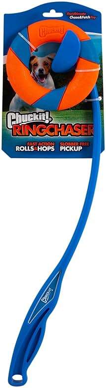 Chuckit! Ring Chaser Dog Ball Launcher Dog Toy Set, 22 Inch Length with 4.5 Inch Dog Ball Ring - Image 2